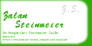 zalan steinmeier business card